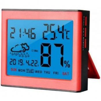 Backlit LCD Temperature and Humidity Monitor