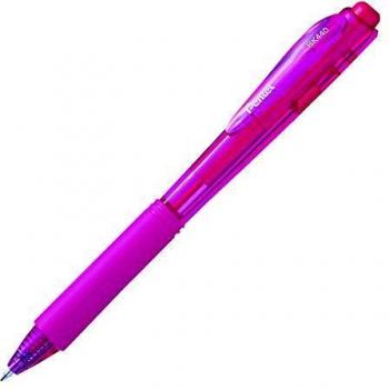 Pentel Penna a Sfera 12 pezzi, Rosa 0,5 mm, Ergonomia Triangolare