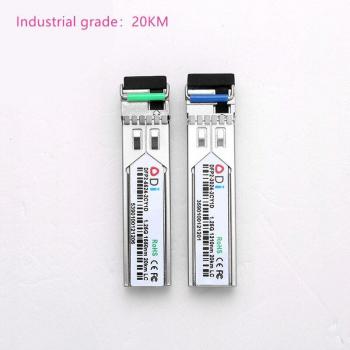 LC SFP Glasvezelmodule Industrieel -40 tot +80 Celsius 1.25G 60KM