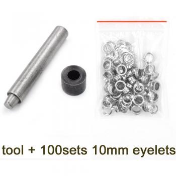 Eyelet and Punch Tool Set (100 Pieces)