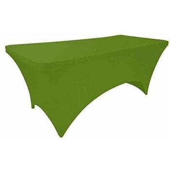 Nappe anis extensible pour table rectangulaire