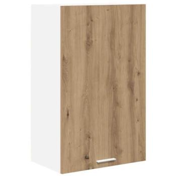 Armoire suspendue Chêne Artisan – Blanc 50×31×80 cm