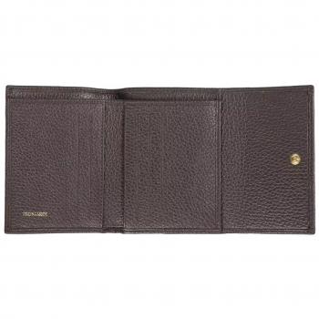 Trussardi One Size Brown Leather Wallet