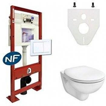 Solution WC Suspendu Intégrale avec Abattant Standard