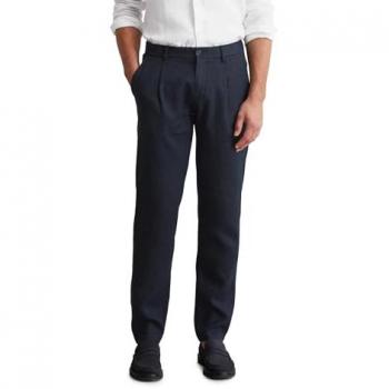 Blu Notte Pantaloni con Pieghe – Osby