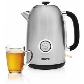 Princess 236028 Bouilloire Rétro – 1,7 L, Thermomètre, 3000 W