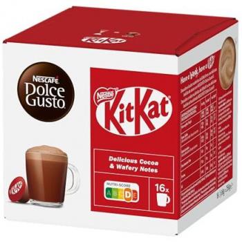 Cápsulas de Chocolate Kitkat para Nescafé Dolce Gusto, Pack de 3 x 16 Cápsulas