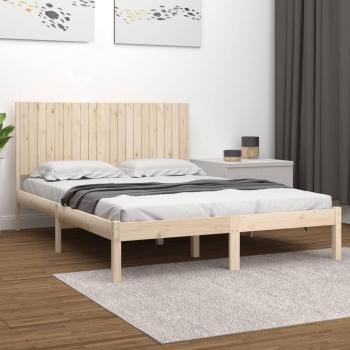 VidaXL Pine Bed Frame 200x200 cm Without Mattress