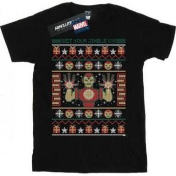 Fair Isle Iron Man Shirt voor Jonge Marvel Fans