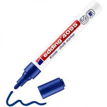 Marqueur à craie bleu Edding 4095