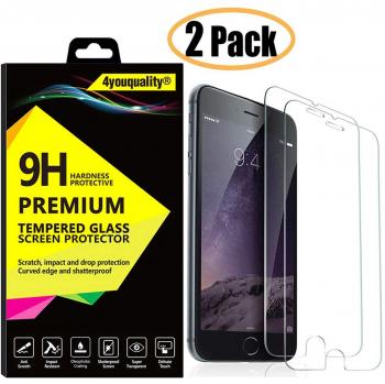 4youquality Anti-Shatter Screen Protector for Apple iPhone 8 Plus and iPhone 7 Plus