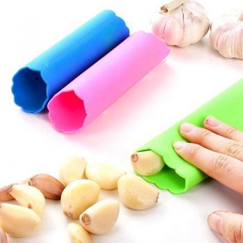 Silicone Barrel Garlic Peeler