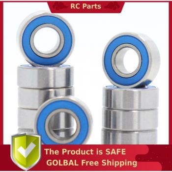 ABEC‑3 MR115‑2RS Miniature Bearings – 10 pcs, 5×11×4 mm, Blue Sealed