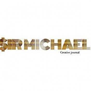 Gold graphic sir Michael branded Blank page Creative Note journal : Gold graphic sir Michael branded Blank Creative Note journal