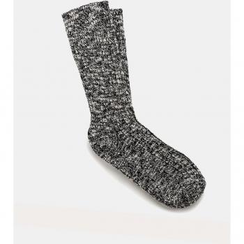 Calcetín Birkenstock Cotton Slub W color negro y gris