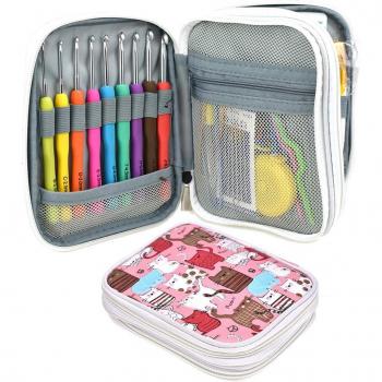 Kit d'outils crochet acier inox – 22 crochets fil 2‑8 mm pour art textile