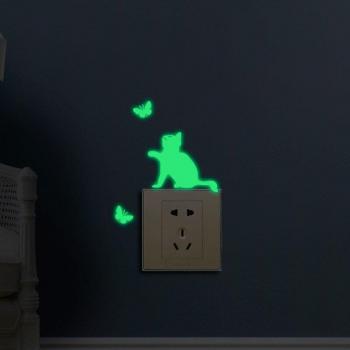 Interruptor de Pared con Diseño de Gato