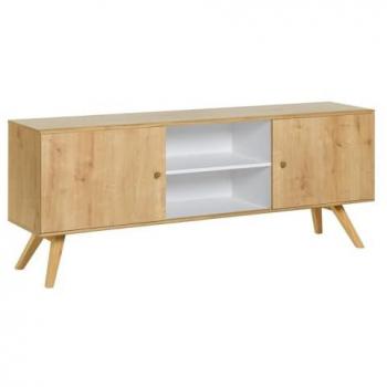 Credenza bassa 2 ante con mensola centrale L179,5 cm
