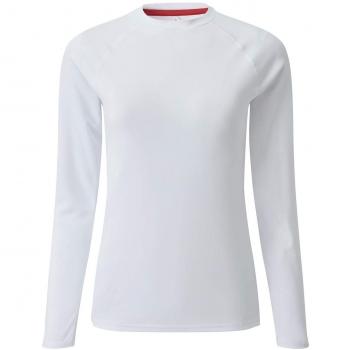 UV Guard Long Sleeve T-Shirt for Women – Gill, White, 42