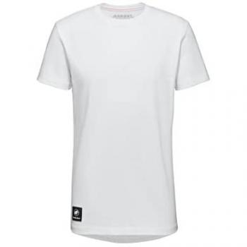 Weißes Massone Herren‑T-Shirt mit Aufnäher – L