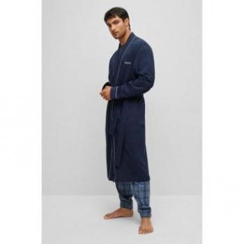 BOSS Accappatoio Uomo Blu Scuro L