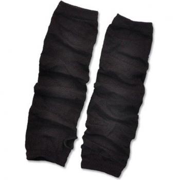 Black Fingerless Elbow Gloves for Cosplay