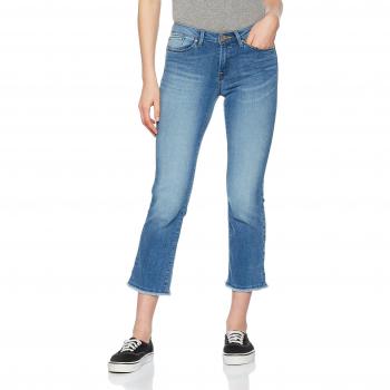 ONLY Women's Light Blue Denim Crop Jeans