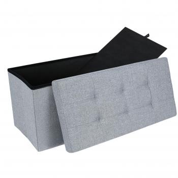 Tabouret Pouf de Stockage Léger