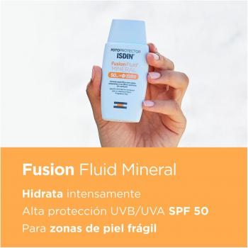 Fotoprotector Mineral de ISDIN, Fluid Fusion SPF 50+