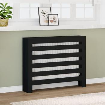Cache-radiateur noir 104x20x82 cm