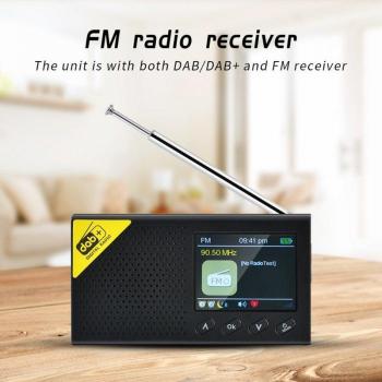 Portable Rechargeable DAB/DAB+ FM Bluetooth Radio