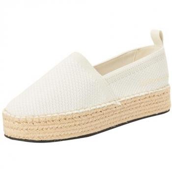 Calvin Klein Jeans Espadrilles Platform Espadrille Uc YW0YW01377 Écru 36 Damen