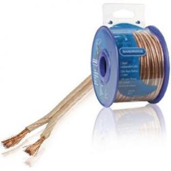Câble de signalisation 2×1,5 mm² – 30 m, finition translucide