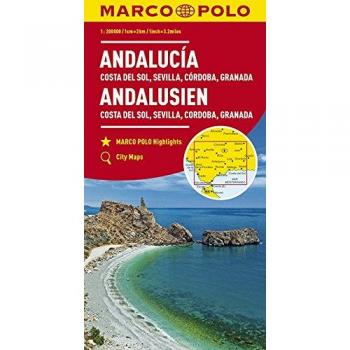 MARCO POLO Regionalkarte Spanien: Andalusien Costa del Sol 1:200 000