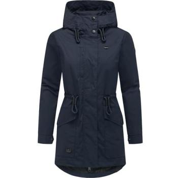 Ragwear Damen‑Parka Alysa – wasserdicht, mit Kapuze, 100 % Polyester