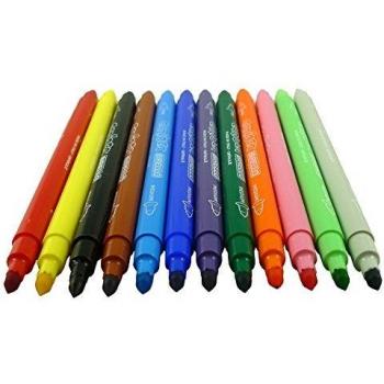 Rotulador carioca birelo bipunta caja de 24 colores 35742-41521