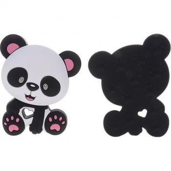 Anneau de dentition, 10 pièces en silicone panda