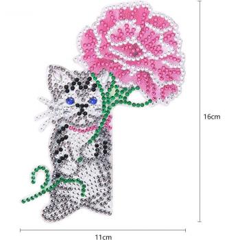 Full Drill Luminous Animal Switch Outlet Stickers DIY Diamond Painting