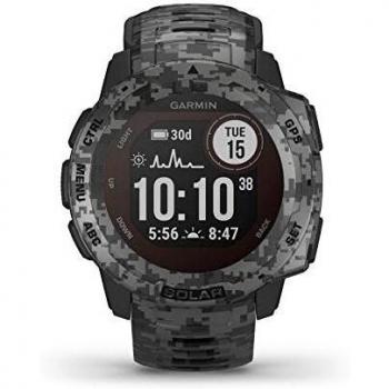 Garmin Instinct Solar Sports Apps Watch, Graphite Camo