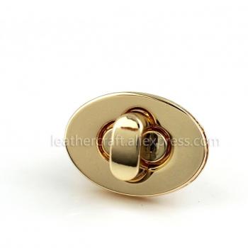 Metal Turn Lock Clasp for Purse DIY
