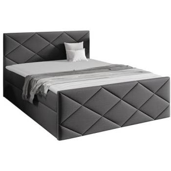 Stilvolles Boxspringbett mit zwei Schubladen