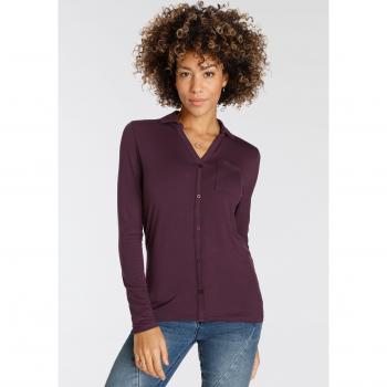 Boise Long Sleeve Shirt – Damen, lila Pflaume, Gr. 48