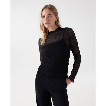 Camiseta de manga larga con transparencia Salsa Jeans