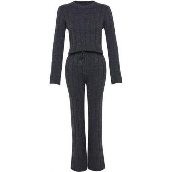 Trendyol Weiches Strick-Crop-Top und Hose Set