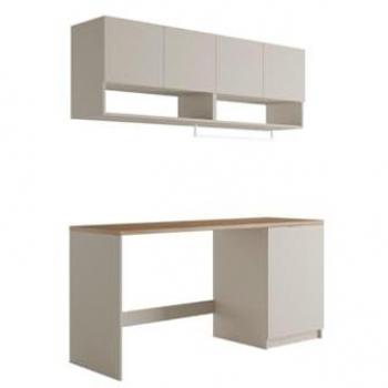 Lavandera Chic – Mobili + Lavatrice L182 cm, Colore Cashmere Soft
