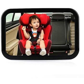 Specchio Interno Auto Sedile Posteriore con Vista a 360 Gradi e Regolabile per Vigilare i Bambini