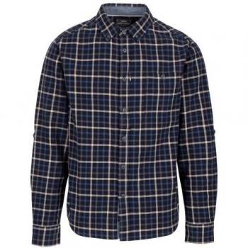 Camisa de Algodón Trespass Withnell Azul Hombre