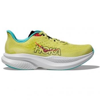 Scarpa Hoka Mach 6 Giallo Blu SS25 EU42