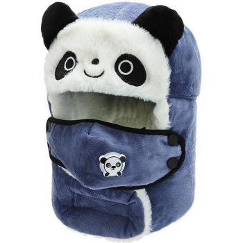 Panda Ear Flap Bomber Hat for Children