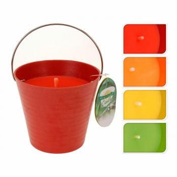 Bigbuy Garden Repelente de Mosquitos Vela Ø 12.5 X 11 Cm Multicolor Citronela